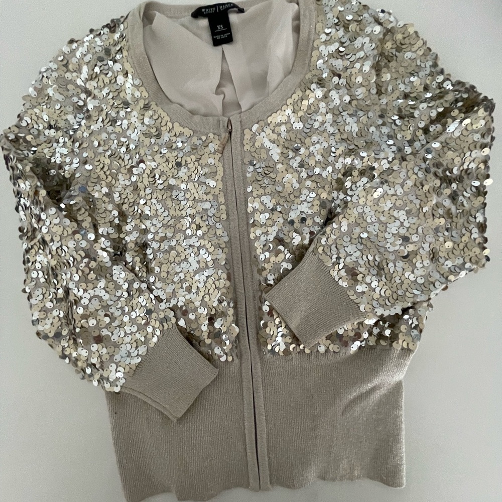 White House Black Market sequence cardigan